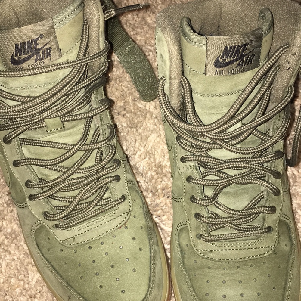 Olive green Nike airforce 1